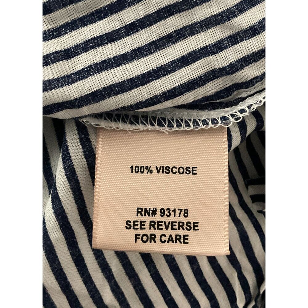 Philosophy Blue Striped Button Down Shirt Sz XS - Picture 13 of 13